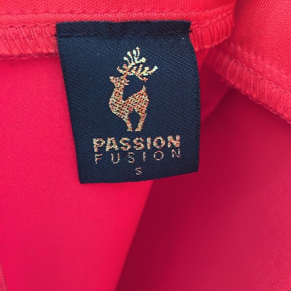 Women’s Passion Fusion Strapless Dress Sz S Vibrant Red - Picture 5 of 5